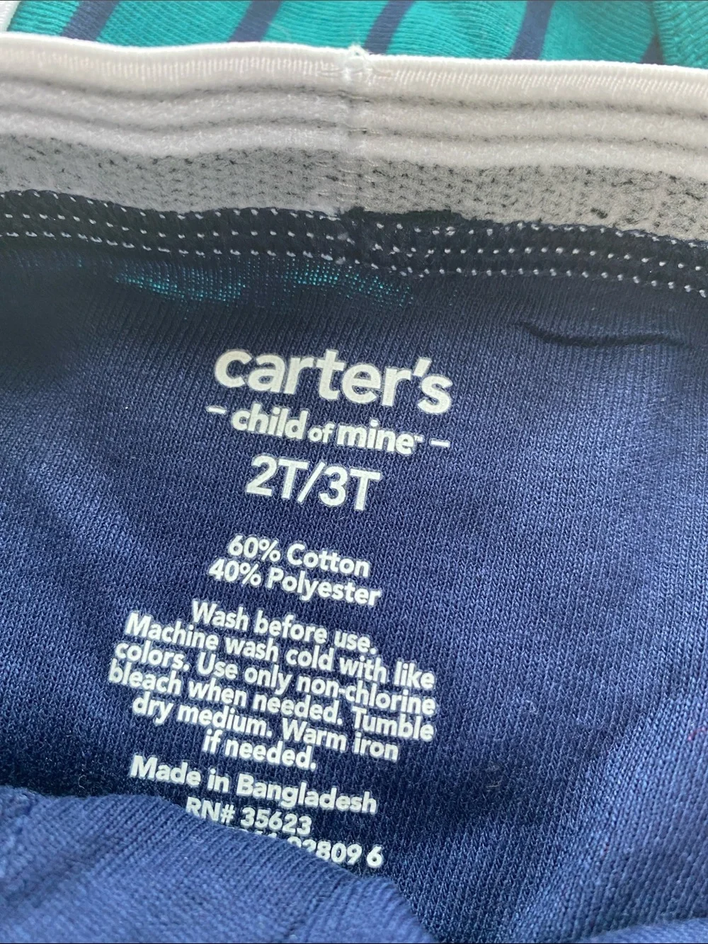 NWOT CARTER’s (3) pack briefs underwear size toddler boys 2T